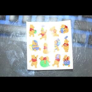 Part of Sandylion Disney Winnie The Pooh Stickers Vintage Prismatic